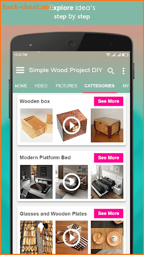 Simple Wood Project DIY screenshot