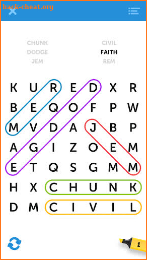 Simple Word Search Puzzles screenshot