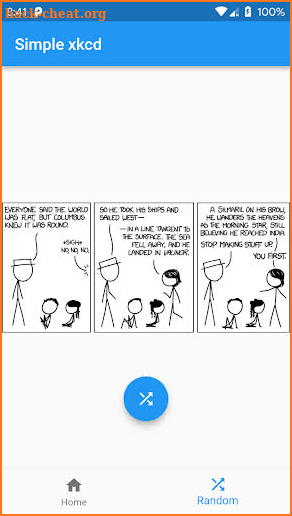 Simple xkcd screenshot