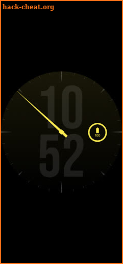 Simple Yellow - Watch Face screenshot