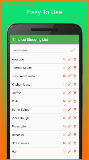 Simplest Shopping List Pro screenshot