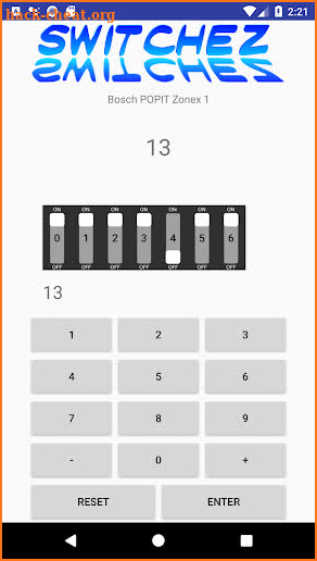 Simplex and Bosch Dipswitch utility - Switchez screenshot