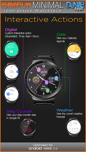 Simply Minimal HD Watch Face screenshot