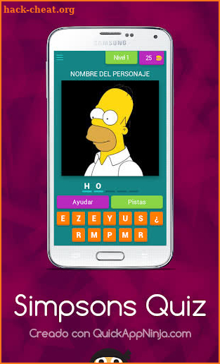 Simpsons Quiz screenshot