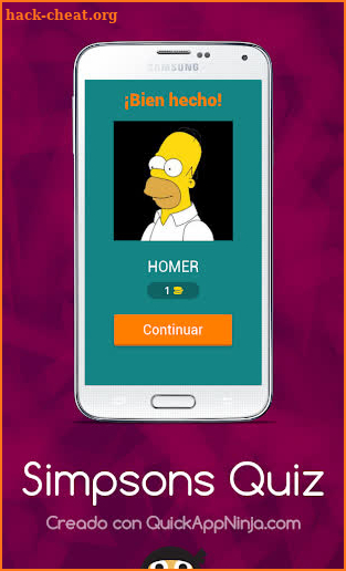 Simpsons Quiz screenshot