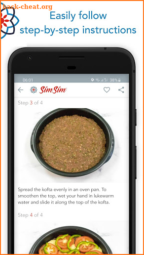 SimSim Middle Eastern Recipes screenshot
