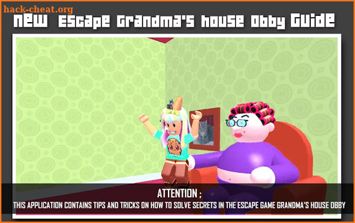 Simulator Escape Grandma's House Obby Guide screenshot