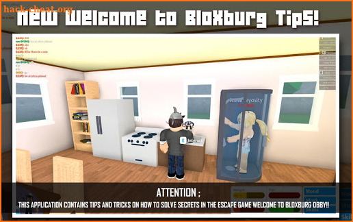 Simulator Welcome to Bloxburg Roblox Tips screenshot