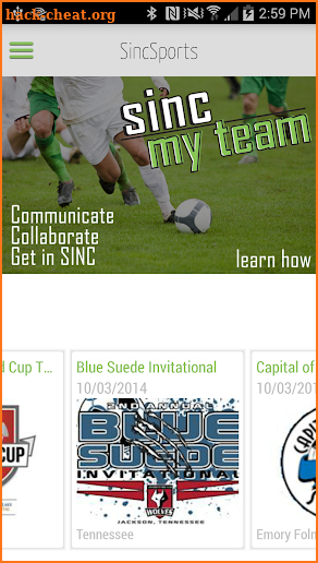 SincSports.com screenshot