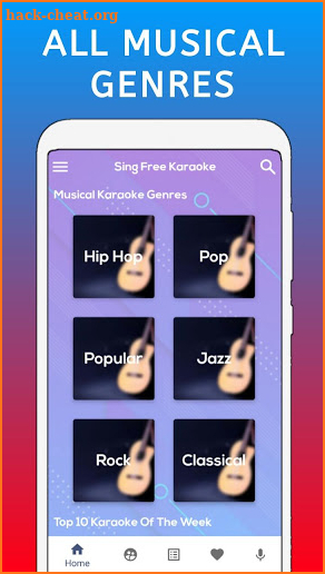 Sing Free Karaoke - Sing & Record All Free Karaoke screenshot