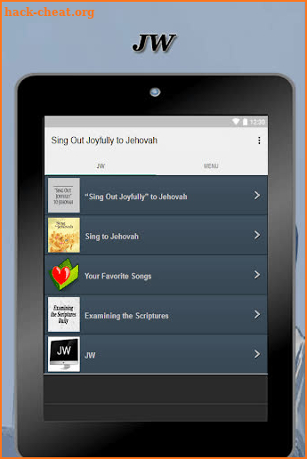 Sing Out Joyfully Jehovah Tablet screenshot