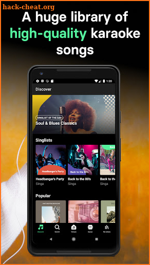 Singa: Sing Karaoke & Lyrics screenshot
