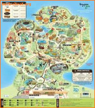 Singapore Zoo Park Map 2019 screenshot