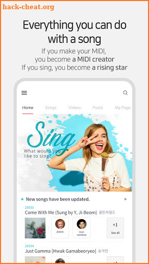 SingVana screenshot