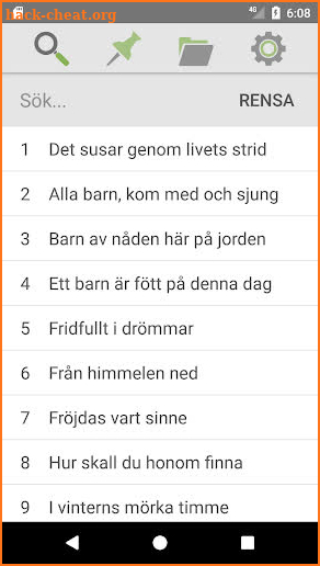 Sions Sånger screenshot