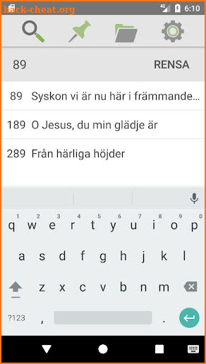 Sions Sånger screenshot