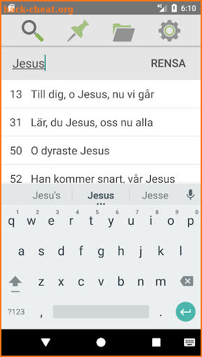 Sions Sånger screenshot