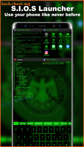 S.I.O.S Launcher - Hack System screenshot