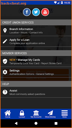 Sioux Empire FCU screenshot