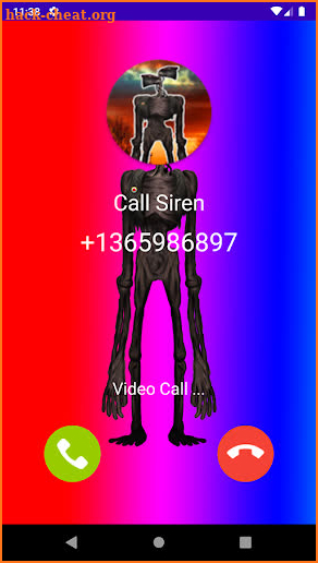 Siren Head Fake Video Call & Chat simulator ! screenshot