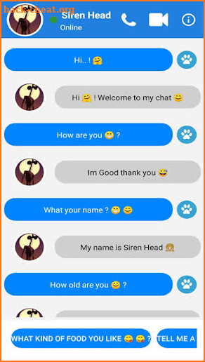 Siren Head Video Call & Chat Simulator Prank screenshot