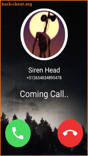 Siren Head Video Call & Chat Simulator Prank screenshot