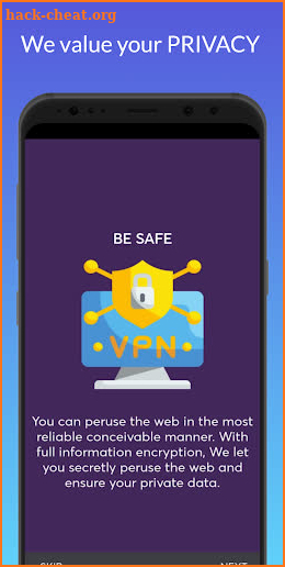 Sirius VPN screenshot