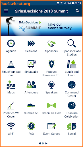 SiriusDecisions Events screenshot