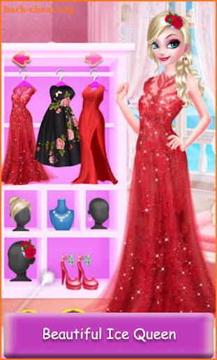 Sisters Red Dressup Makeup screenshot