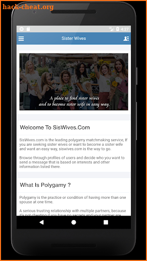 SisWives - Sister wives dating app screenshot