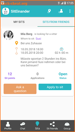 SitEinander screenshot