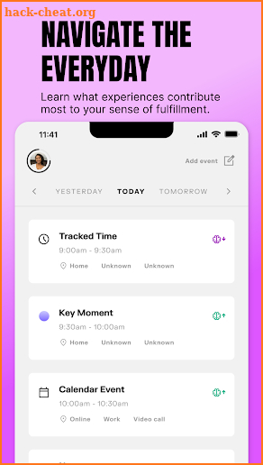 SIX - An Emotional Fitness App screenshot