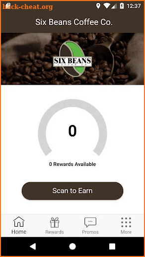 Six Beans Coffee Co Rewards screenshot