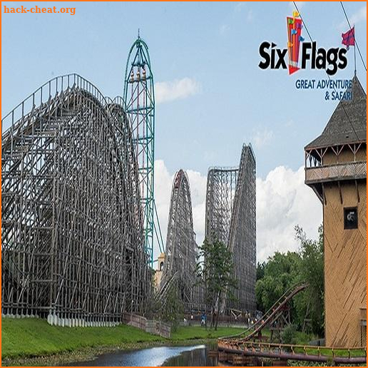 Six Flags Great Adventure Park Map 2019 screenshot