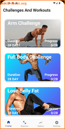 Six Pack Abs Home Workout screenshot