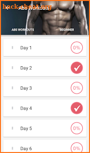 Six Pack in 30 Days - Abs Workout No Equipment screenshot