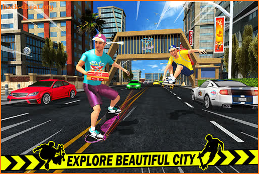 Skateboard Pizza Delivery: Skater Boy screenshot