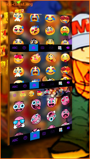 Skating Boy Graffiti Keyboard Theme screenshot