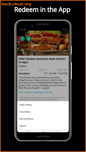 Skedge - Free Food at Restaurants screenshot