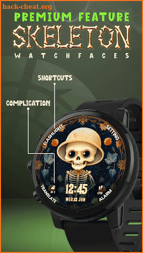 Skeleton Watch Face screenshot