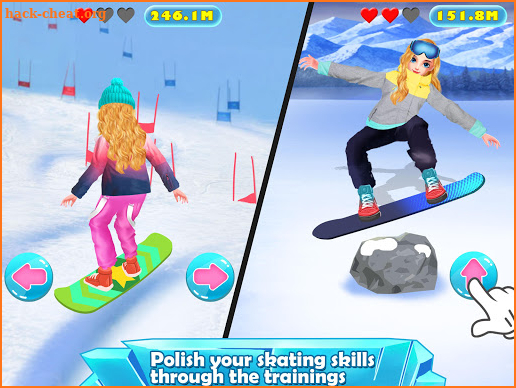 Ski Girl Superstar: Perfect 10 ❤ Winter Snowboard screenshot