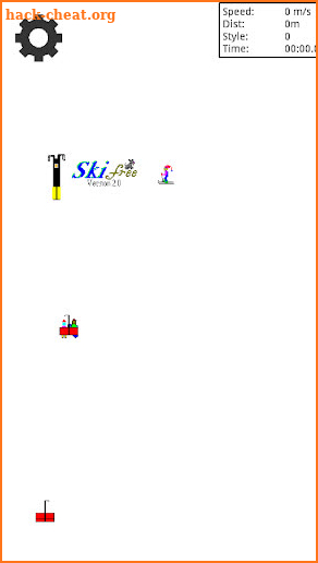 SkiFree screenshot