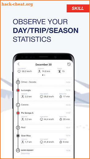 Skill - Ski&Snowboard Tracker screenshot