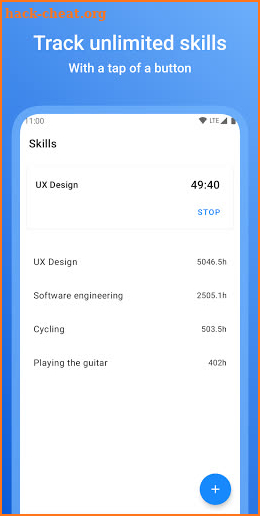 SkillApp - Skill Tracker screenshot