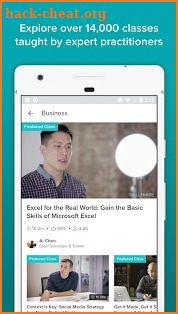 Skillshare Online Classes screenshot