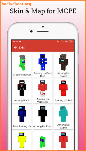 Skin Among Us For Minecraft PE screenshot