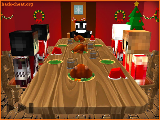 Skin Cartoon Cat & Siren Christmas Head screenshot