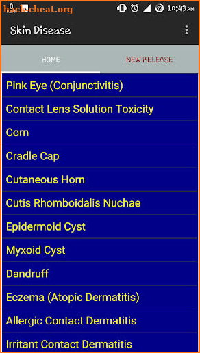 Skin Disease And Treatment screenshot