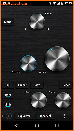 Skin for Poweramp v2 Dark Metal screenshot