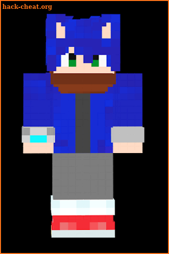 SKIN SONIC 2 For MCPE screenshot